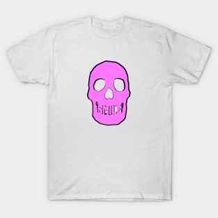 Pink Skull Smile T-Shirt